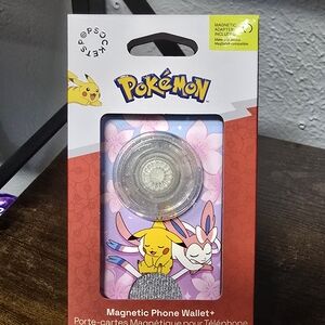 Pokemon Magnetic Popsocket Wallet